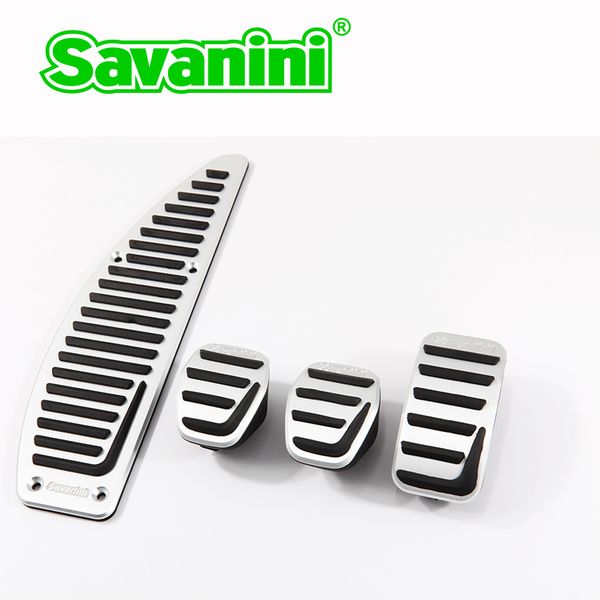 

savanini footrest clutch brake gas accelerator car pedal pad for s40 v40 c30 mt aluminum alloy no drilling