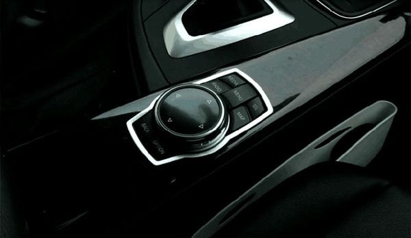 

interior multimedia button decorative cover trim for bmw x5 e70 2008-2013