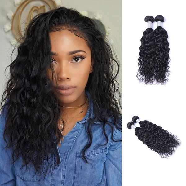 

indian virgin human natural wave hair weave 100grams/piece virgin hair natural black 2pcs/lot hair extensions