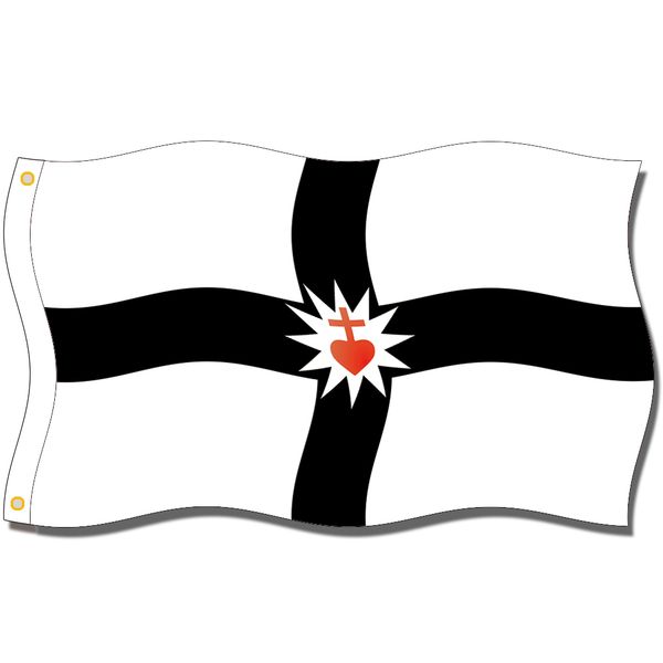 

good flag]vendée militaire flags 3x5ft 150x90cm 100% polyester,canvas head with metal grommet,used indoors or outdoors