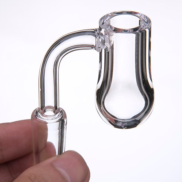 Chiodo banger per fumatori con fondo tondo Banger al quarzo Orion con parte superiore piatta 4 mm di spessore 10 mm 14 mm 19 mm femmina maschio giunto Bong di vetro Rigs tubi dell'acqua 721