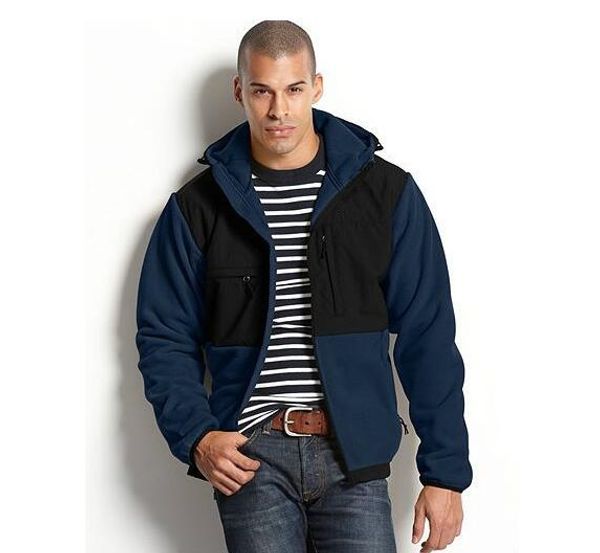 

winter men fleece hoodies jackets camping windproof ski warm down coat outdoor casual hooded softshell sportswear outerwear sweater jumpers, Black;brown