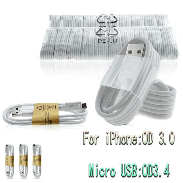 

3TF 1M Good Quality Data Sync Charging Line Durable Bend Lifespan Micro USB Type C Cable