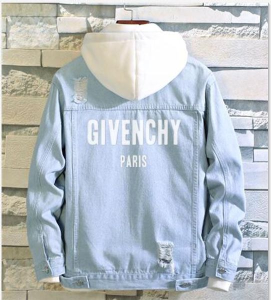 

2019 brand new men 039 denim jacket pring and autumn fa hion brand lim jacket men 039 ba eball bomber 71ivenchy jacket men 039