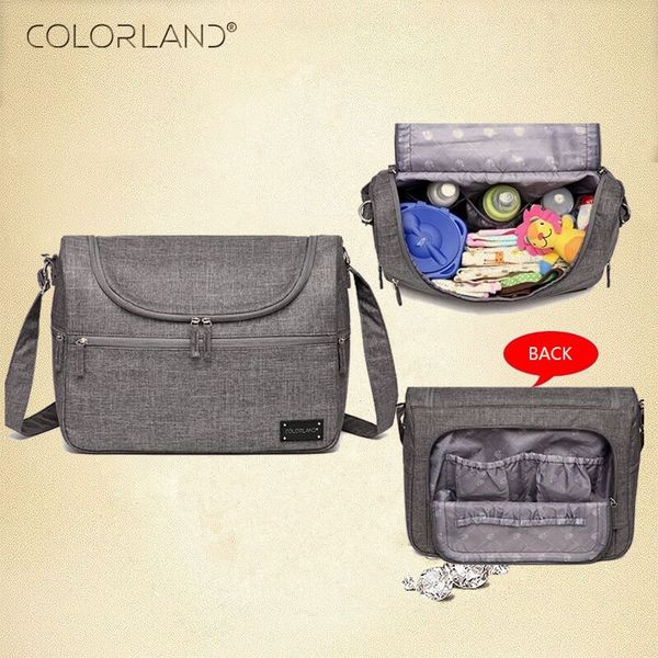 

colorland brand baby bags messenger large diaper bag organizer design nappy bags for mom fashion mother maternity bag stroller
