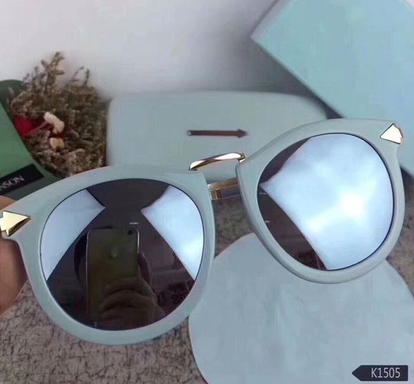 

luxury sunglasses kw brand tr frame karen sunglasses 1505 for man female eyewear with original box, White;black