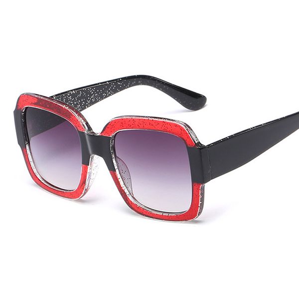 

2019 italy fashion brand oversized square sunglasses women men brand designer retro frame sun glasses for female green red oculos uv400 w20