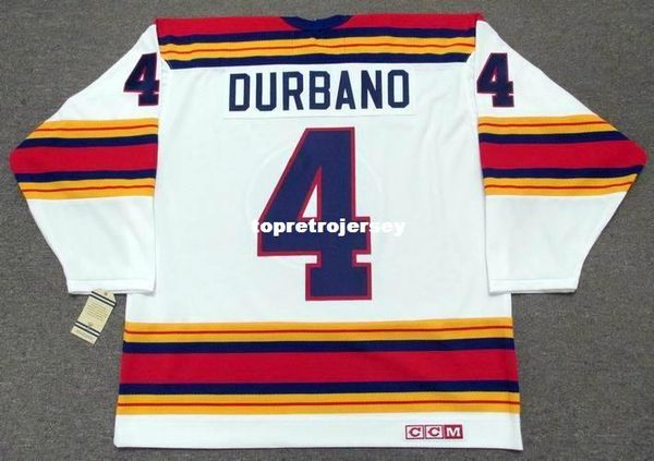 

wholesale mens steve durbano kansas city scouts 1975 ccm vintage home retro hockey jersey, Black;red