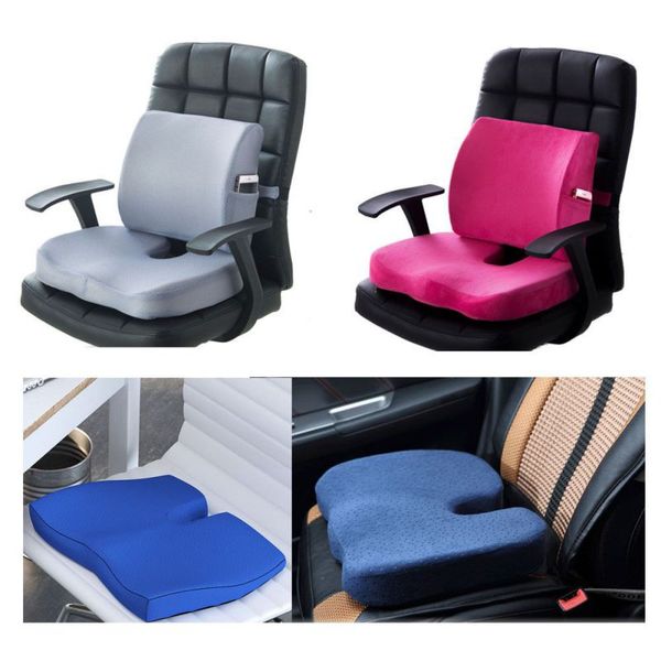 Soft Memory Office Chair Hips Pillow Seat Cushion Pad Lumbar Coccyx Soft Memory Office Chair Hips Pillow Seat Cushion Pad Lumbar Coccyx 47 36 7cm