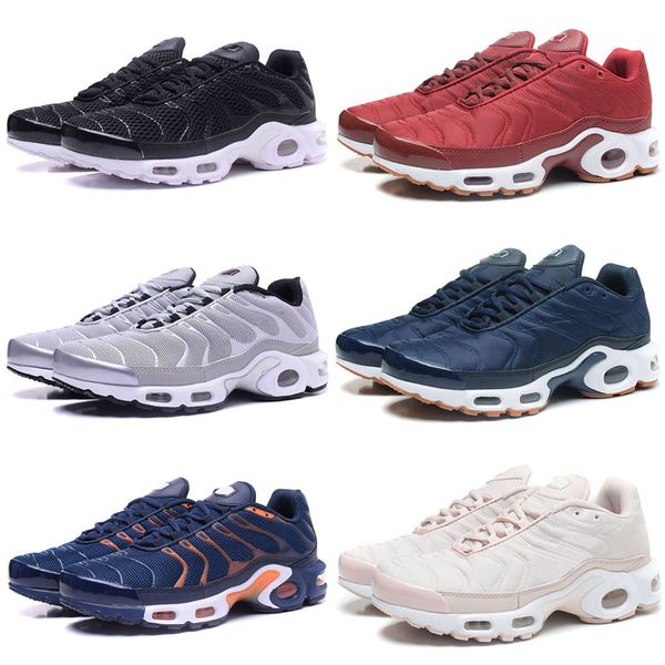

High Quality Mens Sneakers Shoes classic TN Men Running Shoes Black Red White Sports Trainer Surface Breathable Sports Shoes