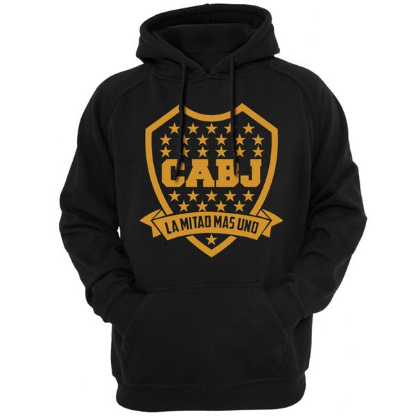 

men fan outerwear hoodies classic argentina boca juniors casual apparel fashion sweatshirts hoody maradona riquelme tevez 503, Black
