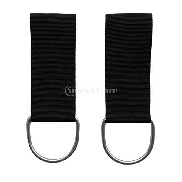 

pack 2 strong durable stainless steel underwater scuba diving d ring 2" weight belt webbing strap loop gear equipment