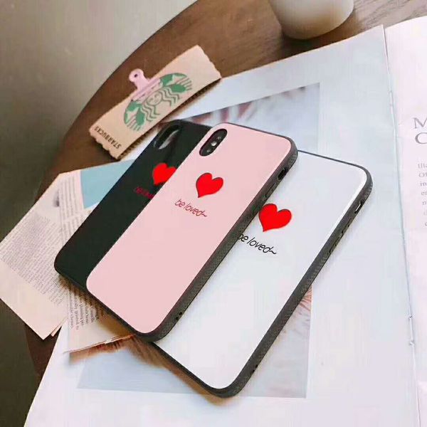 

luxury tempered glass luxury phone case mirror glass for iphone 6 case cute love heart beloved mirror tempered glass cover