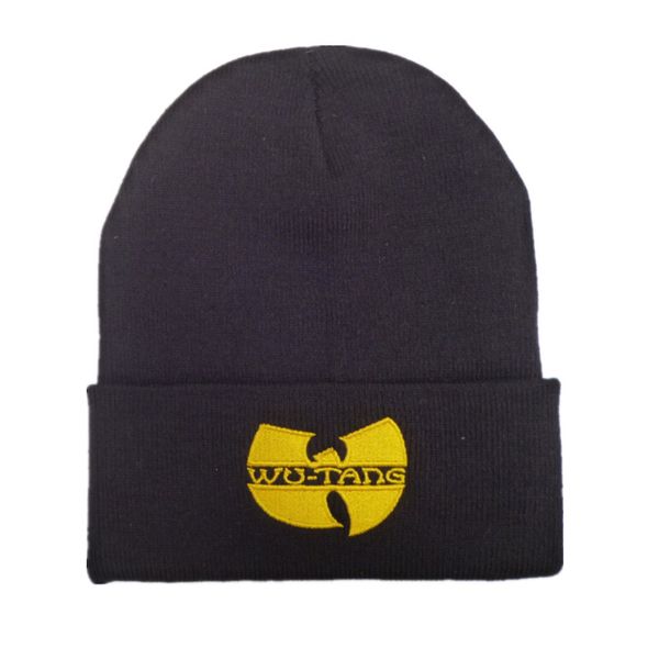 

Новые Мужчины Женщины Wutang зима теплая шапочка шляпа Musice Skullies вязаные мягкие Ву Та
