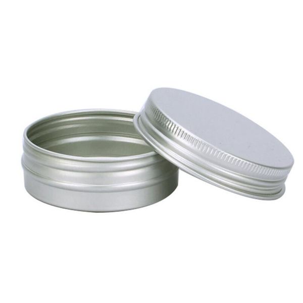 Frascos de creme 30ml de alumínio de prata vazios, 30g LX1214 latas de empacotamento cosméticas LX1214 da amostra do perfume contínuo