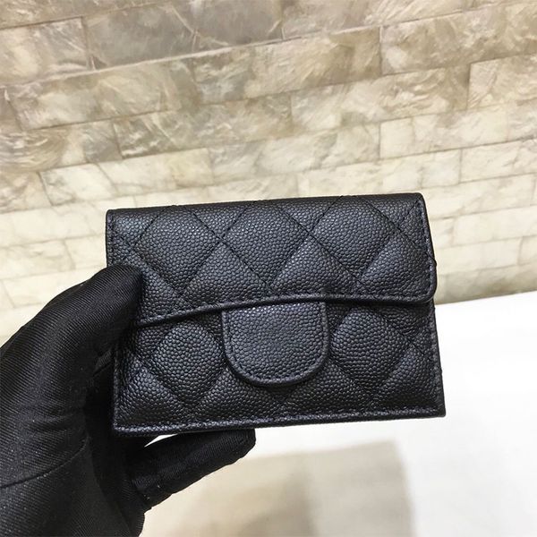 

Cu tom made quality women 039 bag fa hion wandering wallet genuine leather heep kin caviarcard holder mini bag wallet 2018 female coi