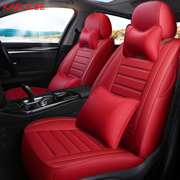 

Whole ale cu tom leather car eat cover for volk wagen vw pa at polo golf tiguan jetta touareg haran auto acce orie car eat
