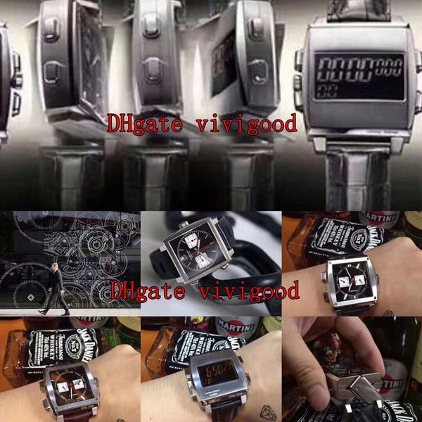 

Monaco erie big dial luxury men 039 brand tag quartz watch man leather watch fa hion port watche military all dial work