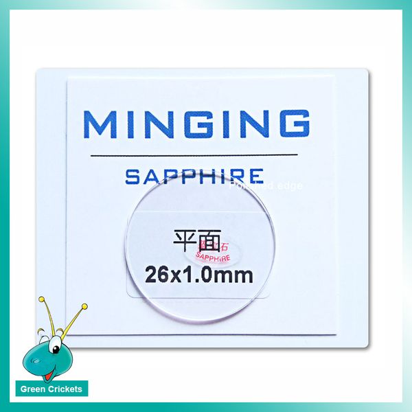 

1 pair/lot 1.0mm watch-crystal 23mm-27.5mm sapphire watch glass,transparent sapphire watch glass for replacements