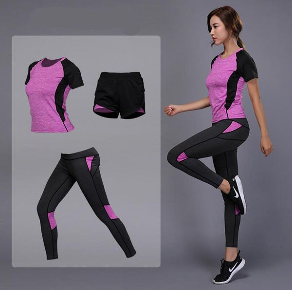 Acheter Femmes Yoga Set Gym Fitness Vêtements Tennis Chemise Pantalon Courir Tenue De Jogging Serré Yoga Leggings Sport Costume De 1706 Du