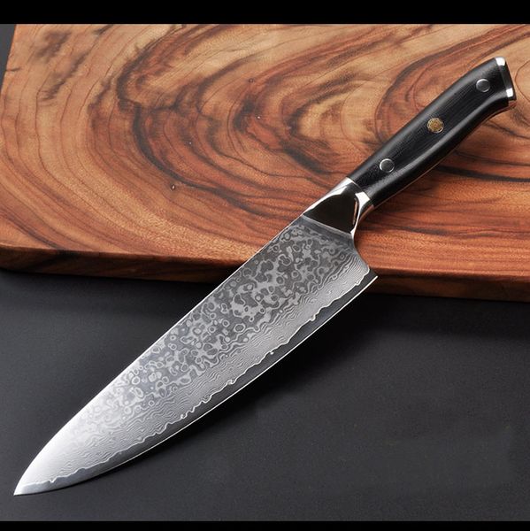 Damascus Steel 8 Inch Chef Knife Japanese Damascus Vg10 Steel