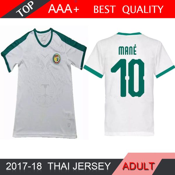 

2018 world cup mane senegal soccer jersey 18 19 senegal national team baldé koulibaly football jerseys home away shirt, Black;yellow