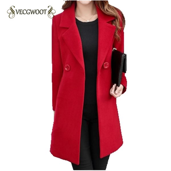 

Зима тонкий большой размер женщин шерстяная куртка 2018 Новый повседневная средний длинный сплошной цвет с длинным рукавом женщин шерстяная куртка S-4XL SES772 D1891901