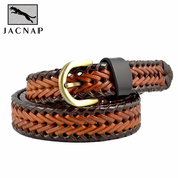 

woven belt leather women's straps man belts wide girdle male fashion brand ceinture femme fashion women belt, Black;brown