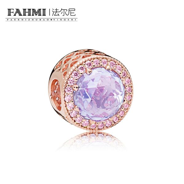 

fahmi 100% 925 sterling silver 1:1 original 781725lcz authentic temperament fashion glamour retro bead wedding women jewelry, Black