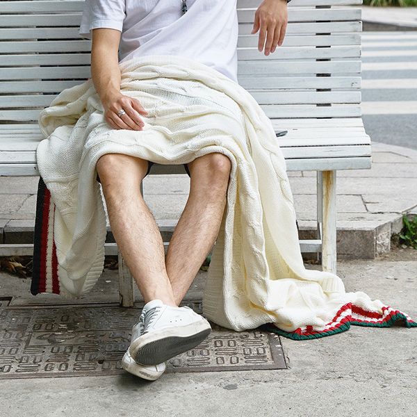 

130x180cm, british wind knit blanket, wool knit blanket, sofa cover