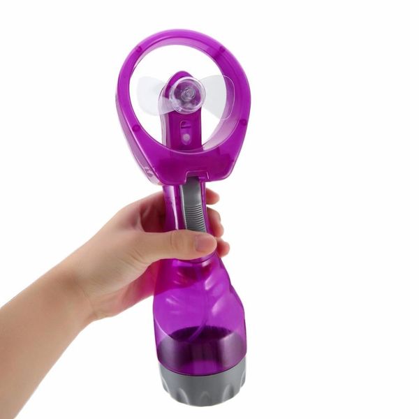 Acheter Ventilateur De Poche Portable Ventilateur De Pulvérisation Deau à Main Mini Vaporisateur Deau De Poche Ventilateur Brume Sport Plage Petit