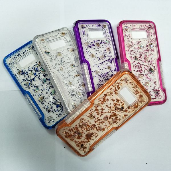 

2018 new arrival for samsung galaxy s8 plus case epoxy phone case for iphone 8 plus case 2in1 anti crash protective cover shell