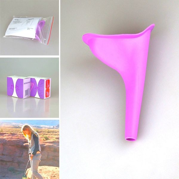 

Mini ilicone female urination toilet device portable urinal for camping emergency practical tand up pee urine gadget 1 4yy zz
