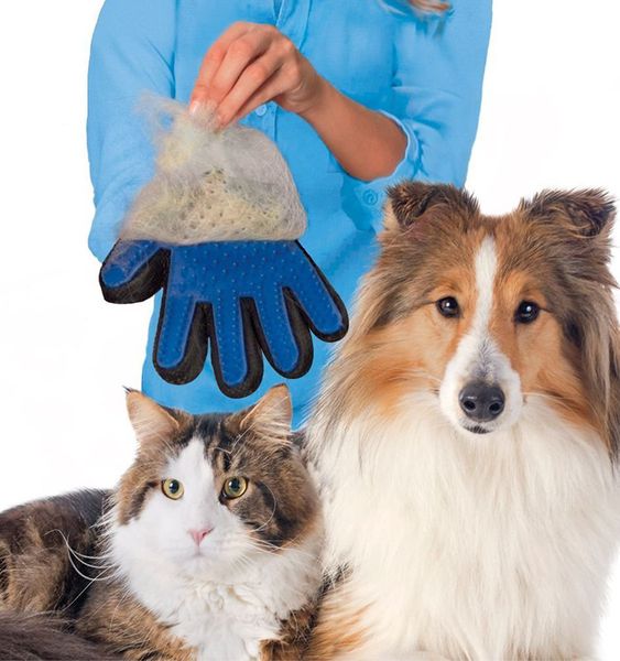

new durable cat brush dog shower comb efficient hair remover mitt cleaning massage gog cats silicone glove pet grooming support