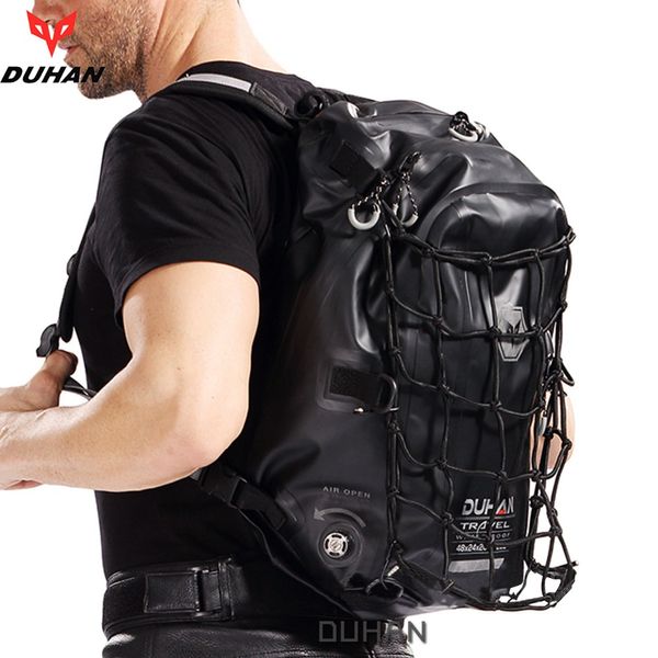 

duhan motorcycle backpack waterproof helmet bag original authentic rider moto black package tank bag moto luggage shoulder