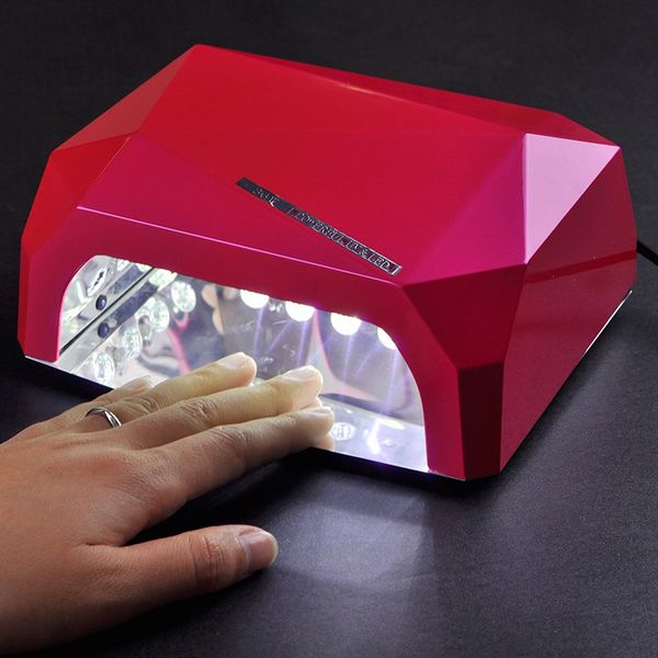 

led 36w led light therapy ultraviolet lamp for nail art dryer gel curing uv lamp nail polish drying manicure auto sensor