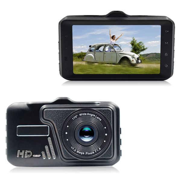 

full hd 1080p car dvr recorder car black box digital driving video camera 3" 170 degrees loop recording g-sensor motion detection