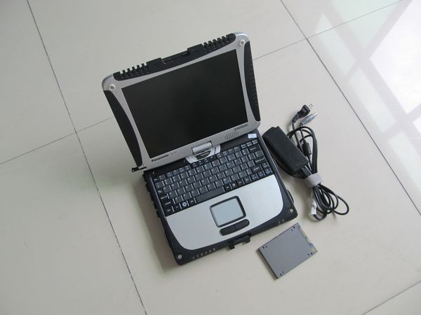 

mb star c3 diagnostic tool software with lapcf19 touch screen super ssd toughbook ram 4g ready to use