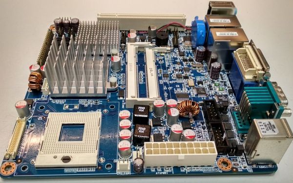 Motherboard Industrial MINI-ITX para EMX-965GME 08GSA965GM1304 funcionando perfeitamente