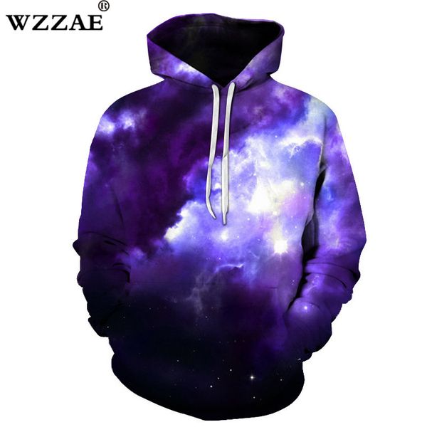 

wzzae space galaxy hoodies hooded men/women hat 3d sweatshirts print colorful nebula thin autumn sweatshirts plus size s-6xl, Black