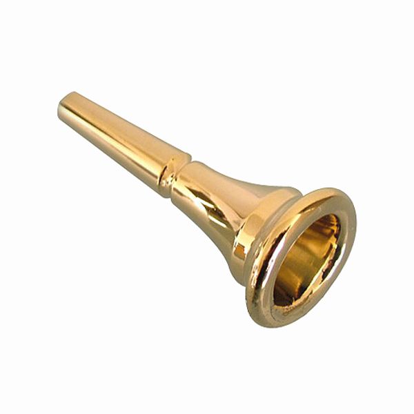 

French horn mouthpiece gold plated brand new