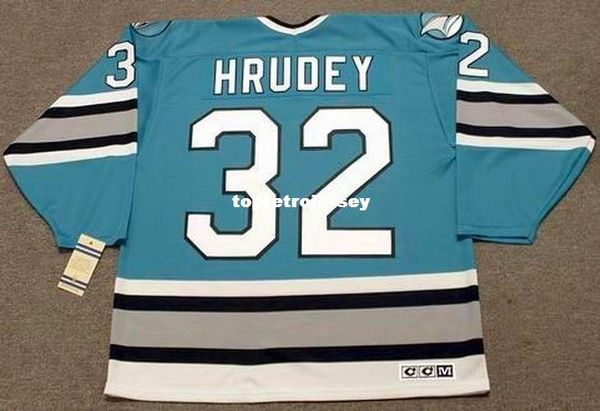 

wholesale mens kelly hrudey san jose sharks 1997 ccm vintage retro hockey jersey, Black;red