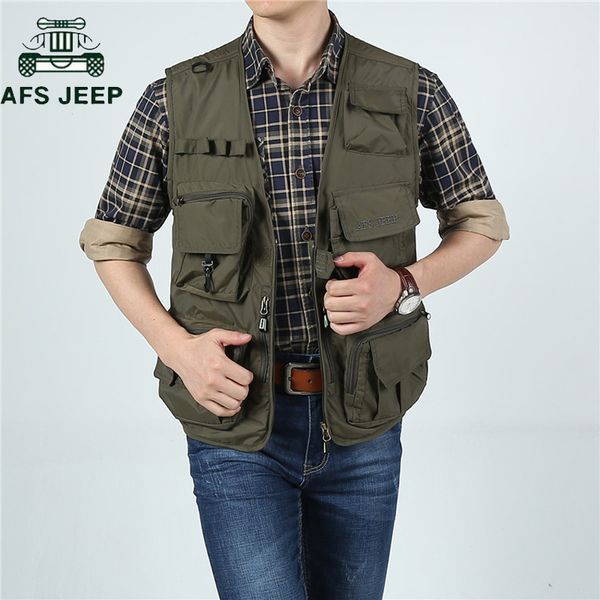 

afs brand tactical mesh vest men waterproof quick dry pgrapher shooting multi pockets vest waistcoat hombre, Black;white