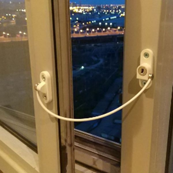 2019 Window Security Chain Lock Door Restrictor Child Safety