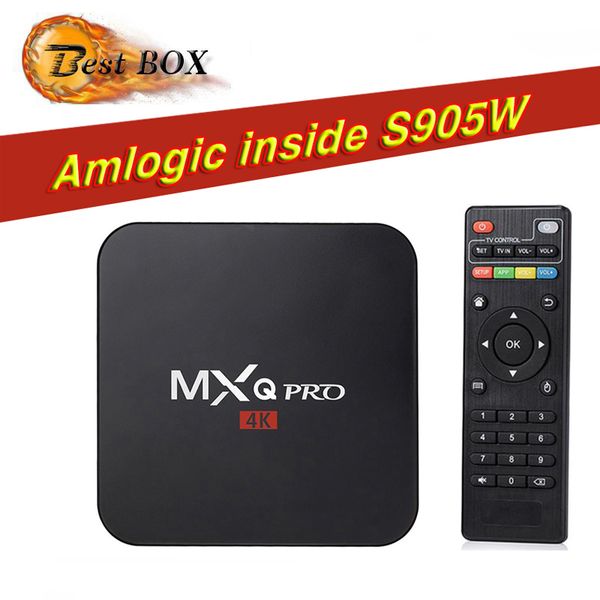 

MXQ Pro 4K Android 7.1 TV Box 1 ГБ 8 ГБ Amlogic S905W Quad Core Потоковый медиаплеер Интернет Wi-Fi Коробки S90