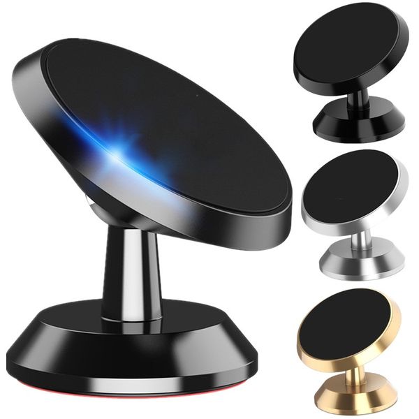 

360 degree rotation magnetic car phone holder tand for iphone xiaomi univer al mobile phone car holder upport