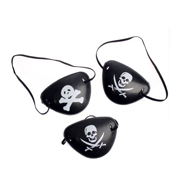 

pirate eye patch halloween masquerade pirate accessories cyclops eye patch lazy amblyopia skull eye patch high quality