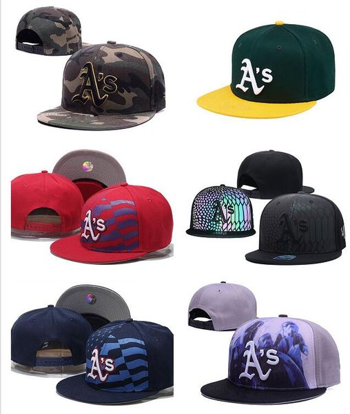 

Популярные хип-хоп спортивные бейсболки Snapback шляпы брендов A's Full camo цвет Солнцеза
