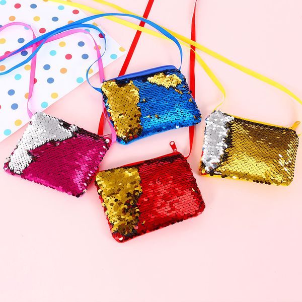 

2018 новые дети и плеча crossbody сумка блестка маленький мода на деньги wml99