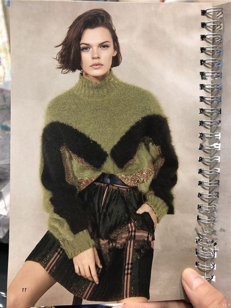 

brand designer runway style women wool sweaters 2018 autumn winter high neck geometric casual loose knit pullovers oversized jumpers coats, White;black